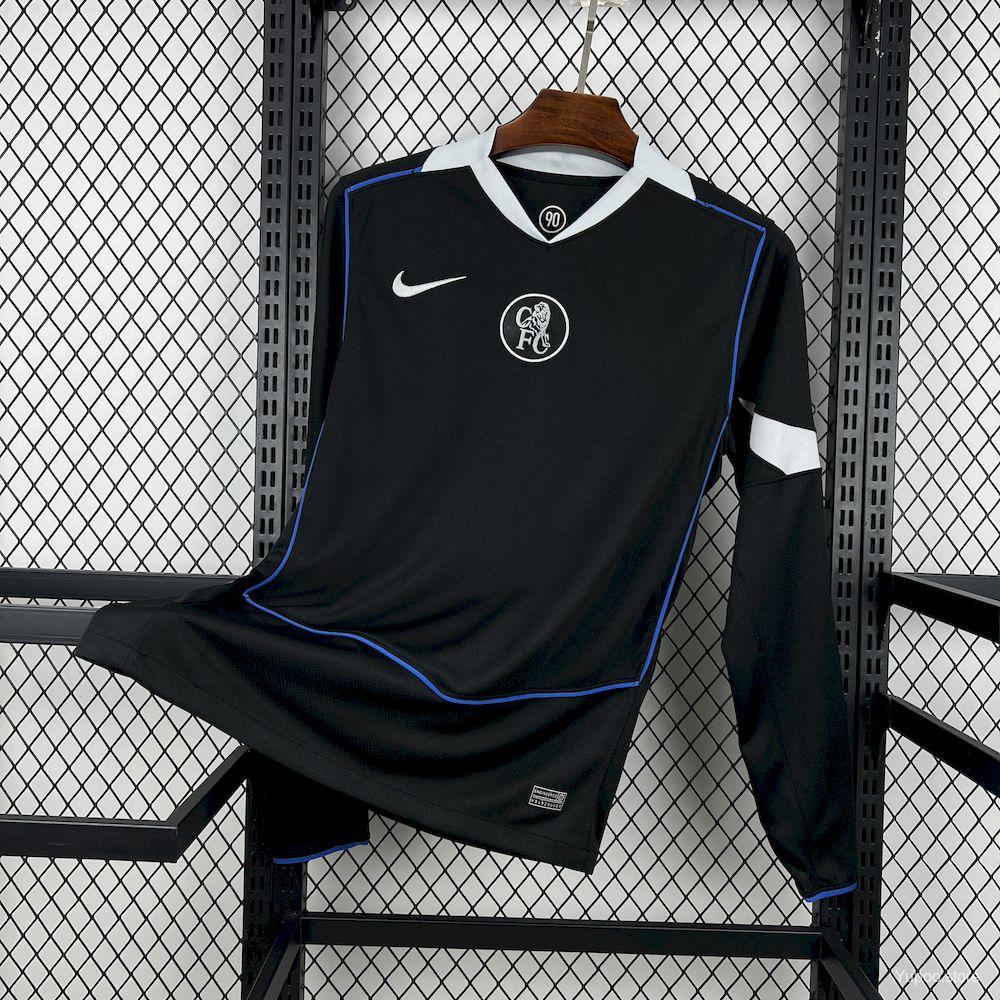 Camiseta de fútbol Chelsea 2025/26 TERCERA MANGA LARGA VERSION FAN
